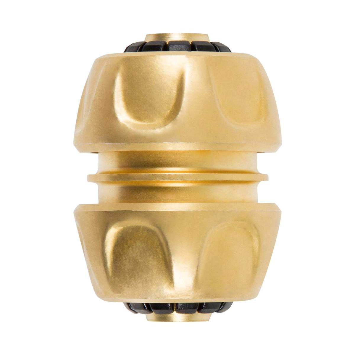 Nylex 12mm Brass Hose Connector Joiner, Solid Brass