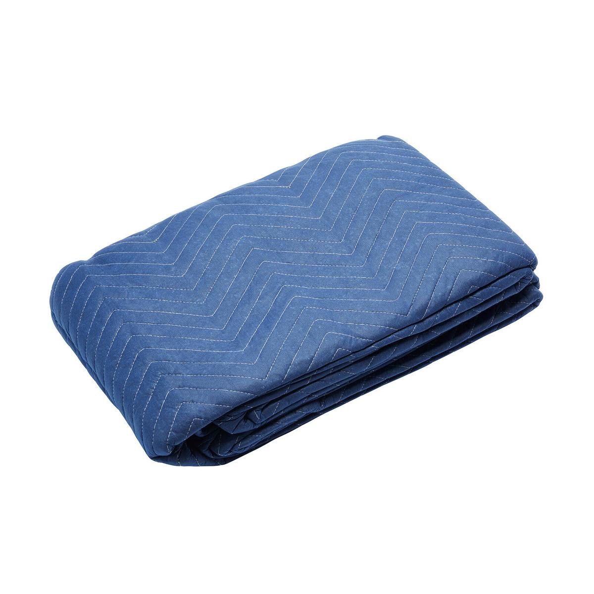 Wrap & Move Premium Moving Blanket - 1.8 x 3.2m Blue Quilted Non-Woven Polyester