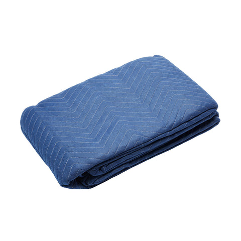 Wrap & Move Premium Moving Blanket - 1.8 x 3.2m Blue Quilted Non-Woven Polyester