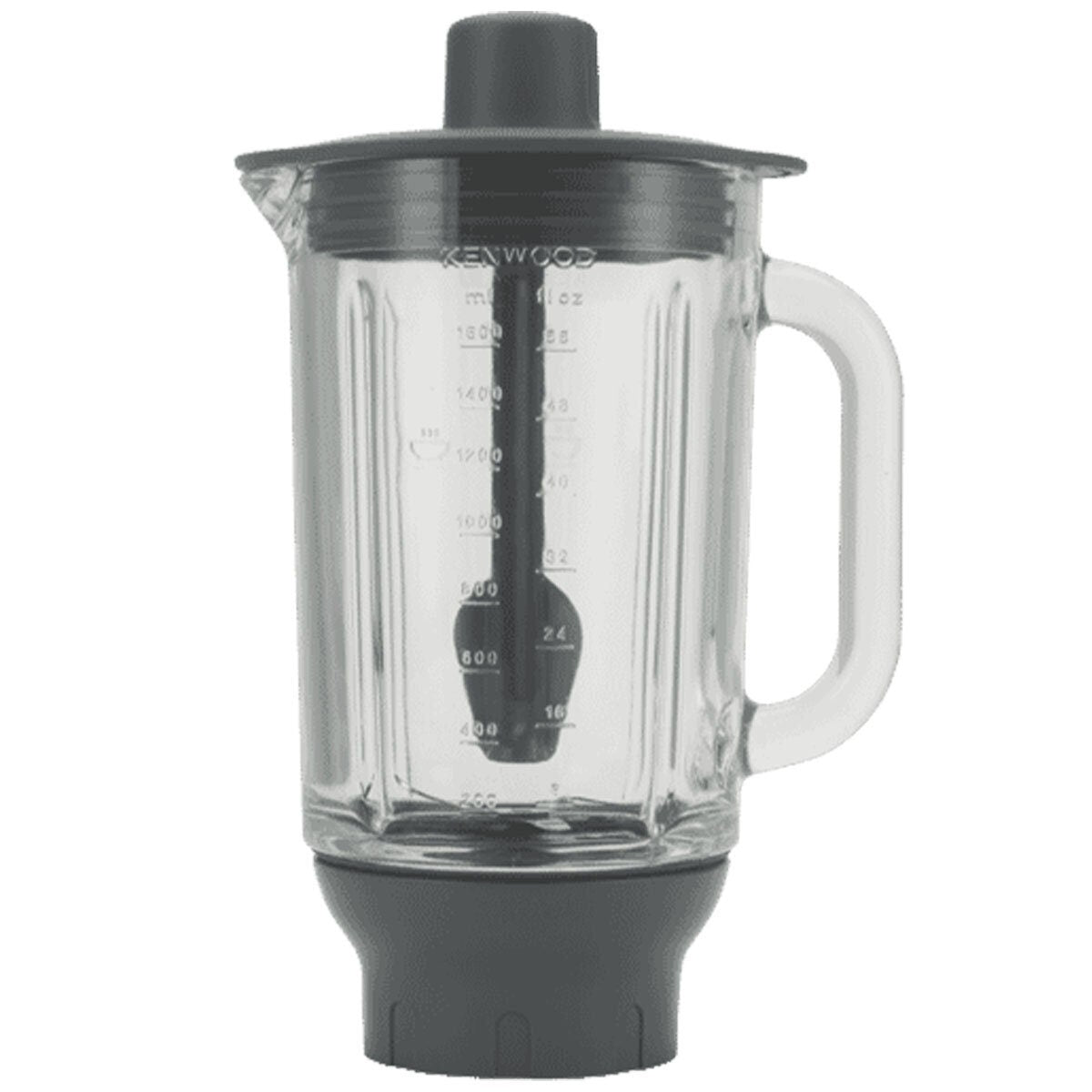 Kenwood Thermoresist glass blender jug - handy stir stick, fits Chef, Premier and Titanium - KAH359GL
