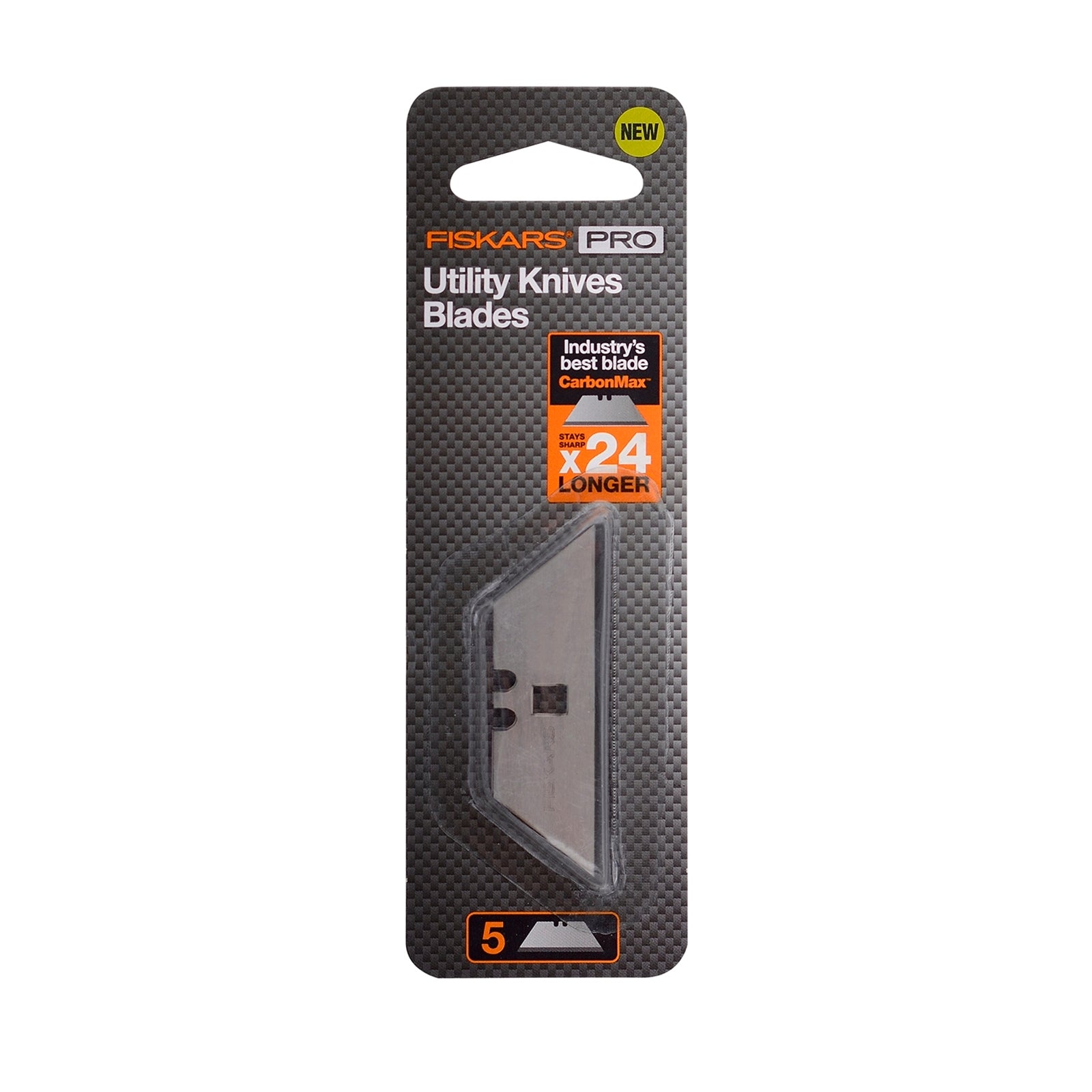 Fiskars Pro CarbonMax Utility Knife Blades 5 Pack