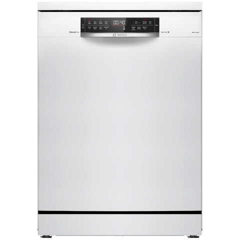 Bosch Series 6 60cm Freestanding Dishwasher - 15 Place Settings, White, Max Flex Baskets - SMS6HCW01A
