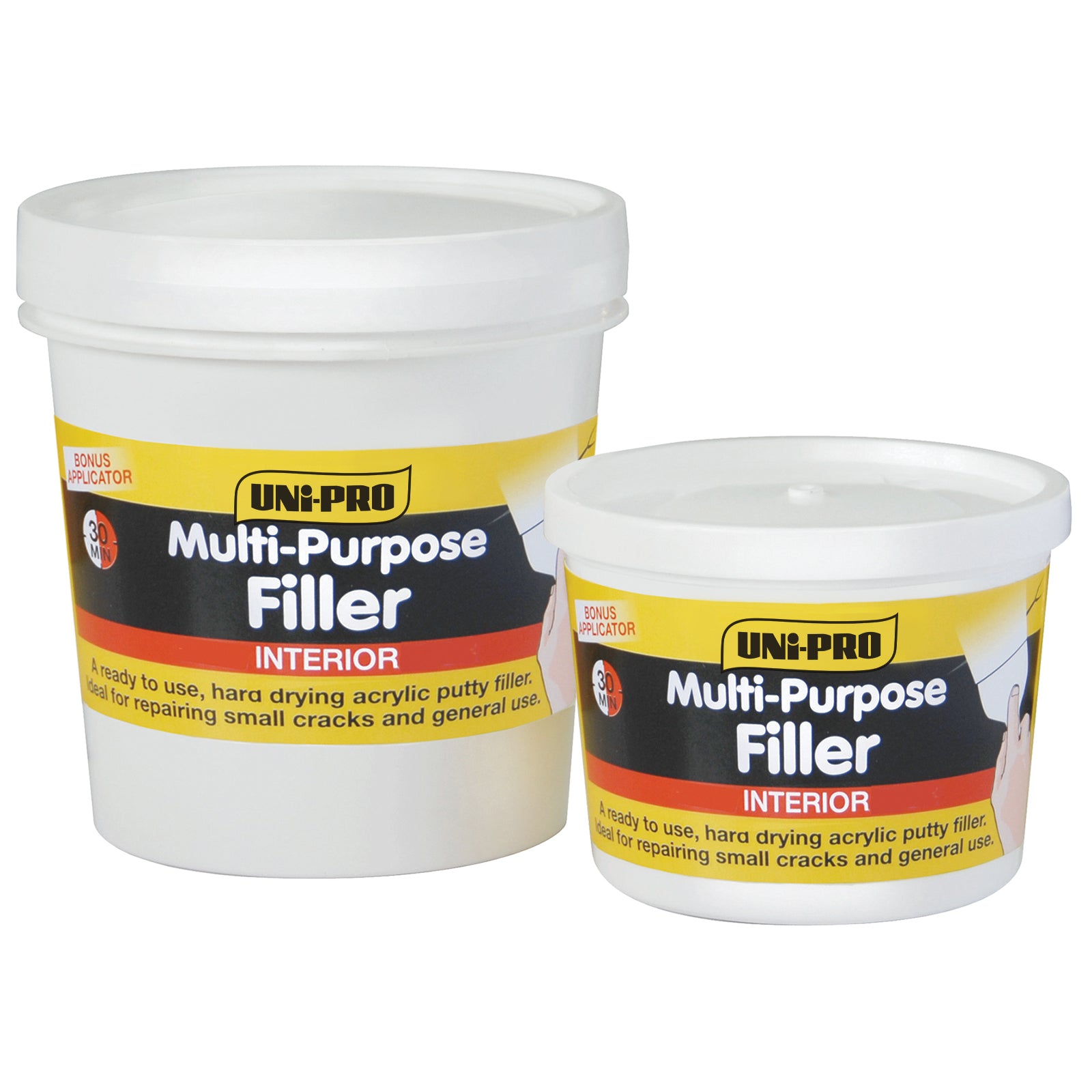 Uni-Pro 500g Cream Acrylic Multi Purpose Interior Filler
