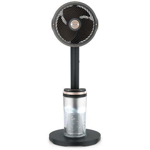 Shark FlexBreeze ProMist Misting Tower Fan - 5 Speeds, Corded or Cordless Use, Charcoal - FA302ANZ