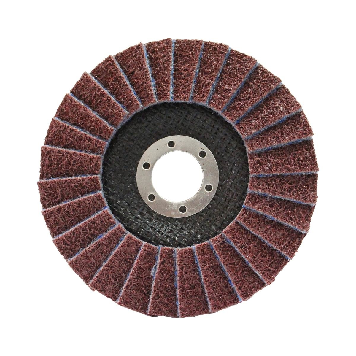 Josco 125mm Fine Poly Flap Disc, Synthetic, for Steel & Stainless Steel