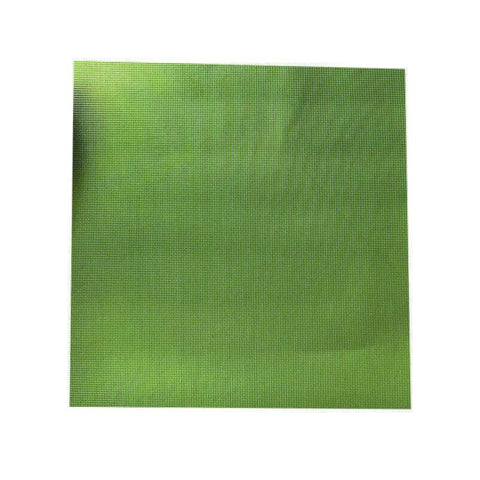 Aluminium Foil Chocolate Wrappers - Large (15cm), Green Embossed, Pack of 100