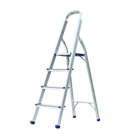 Aluminium Folding Ladder with Non-Slip Steps - 4 Steps