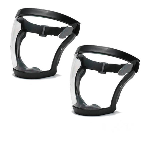 Anti-Fog Full Face Shield Protective Mask for Adults - Pack of 2