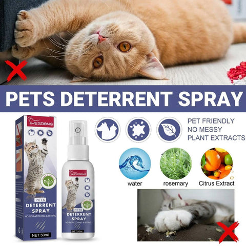 Anti Scratch Spray for Cats and Dogs, Protects Doors and Furniture, 50 ml