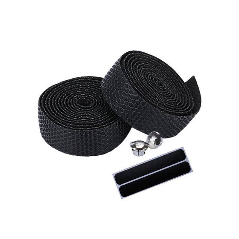 Anti-Slip Bicycle Handlebar Tape, Pack of 2 - Black