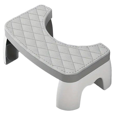 Anti-Slip Toilet Stool Bathroom Footstool - Grey