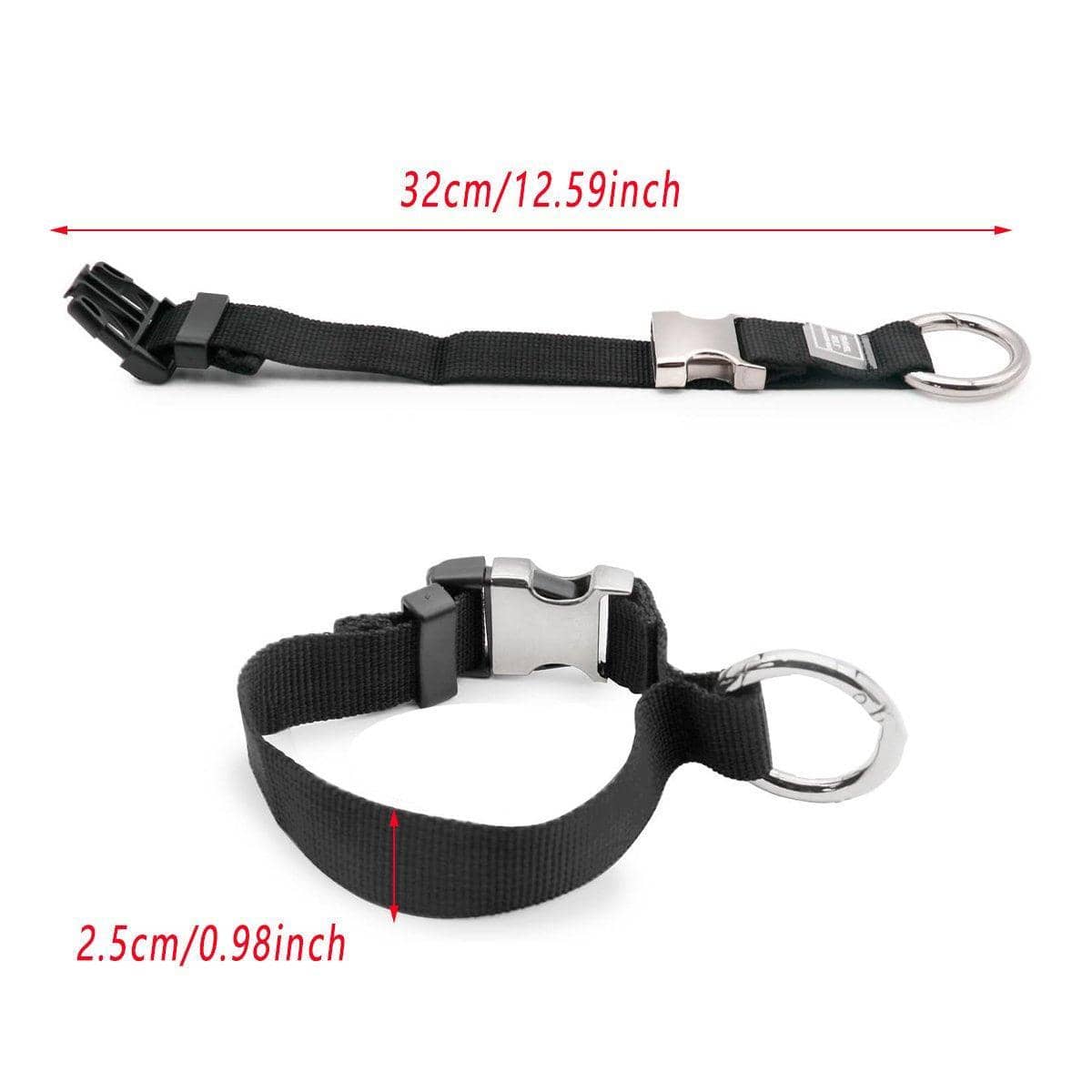Anti-Theft Luggage Strap Set with Metal Buckle, Pack of 5 - view 3