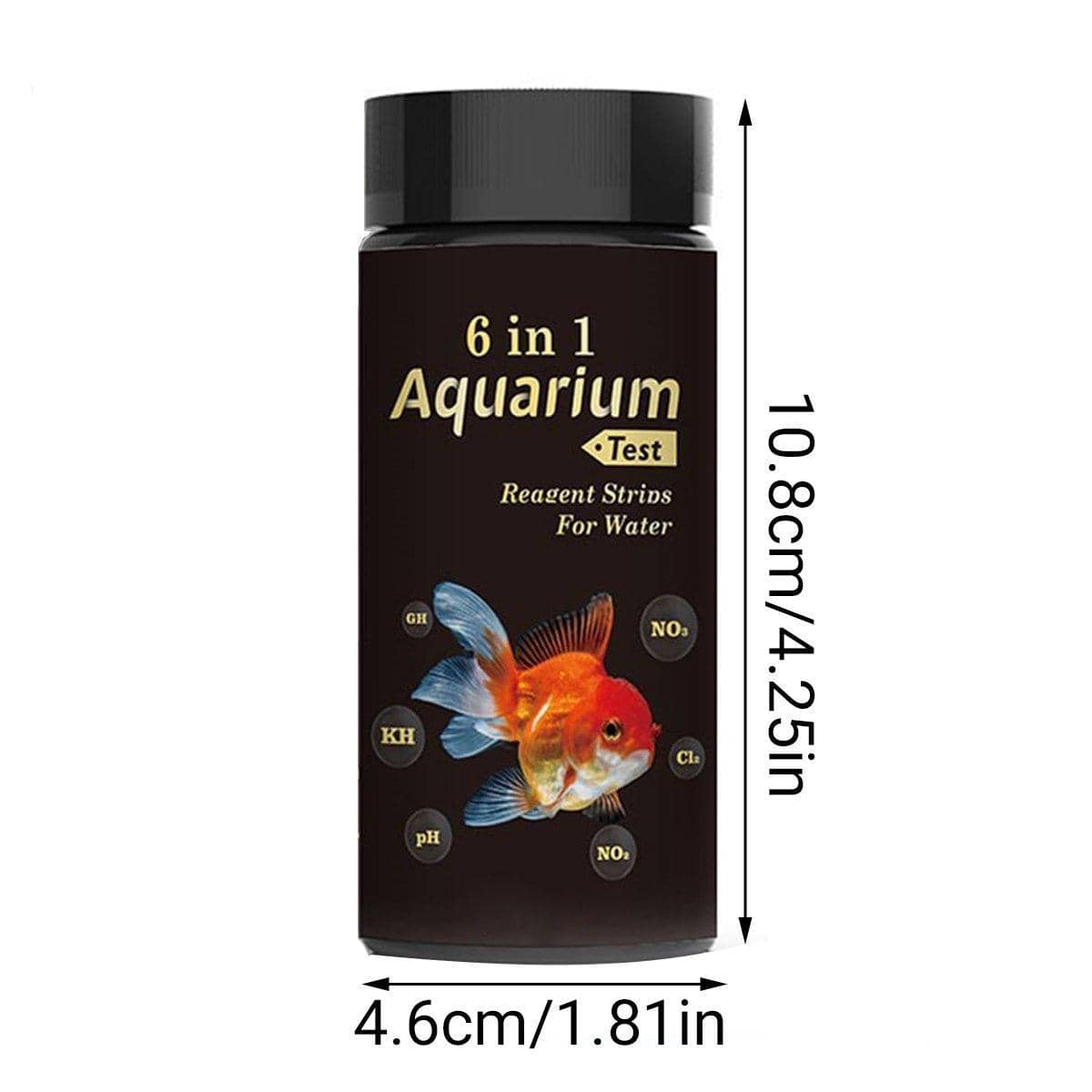 Aquarium Water Test Strips, 6-In-1, Pack of 50 - view 3