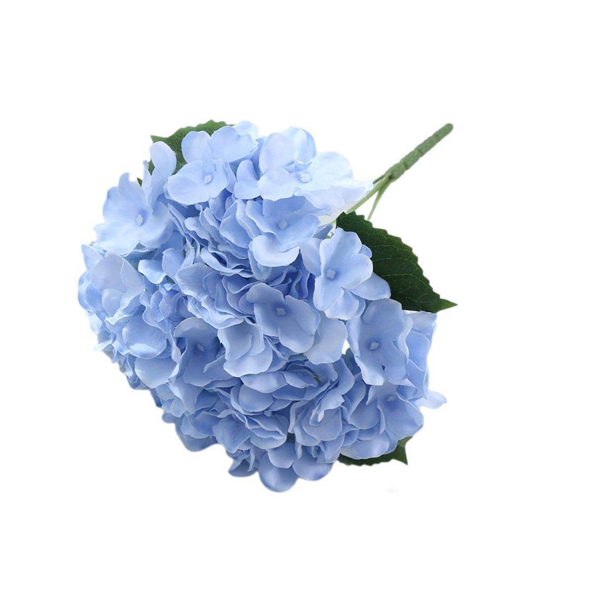 Artificial Hydrangea Bouquets, Pack of 3 - Blue