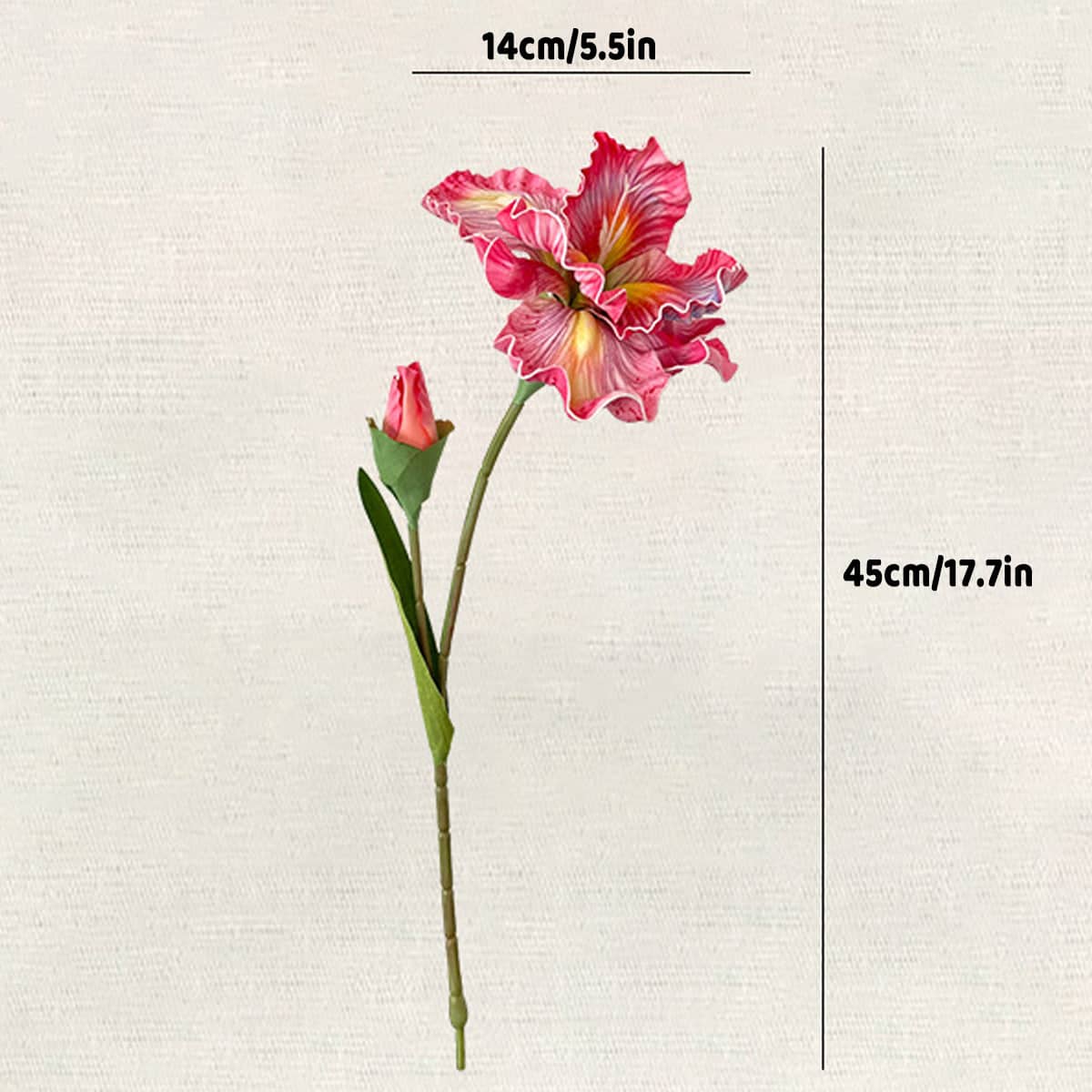 Artificial Iris Flowers PU Material for Home Wedding Party Decor, Pack of 6 - view 3