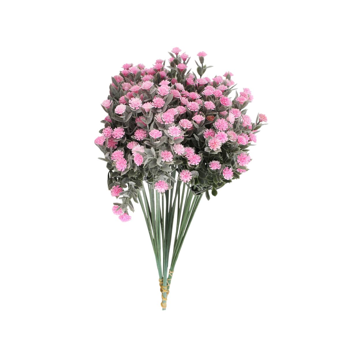 Artificial Pink Gypsophila Flowers, Set of 30 Cuttable Stems - view 2