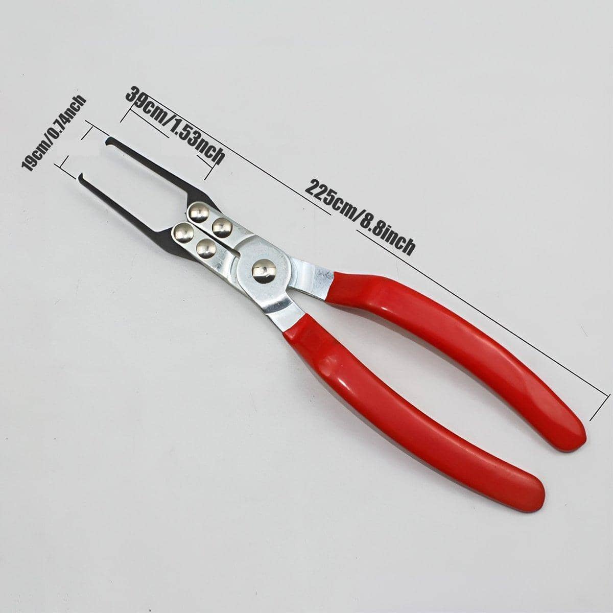 Auto Fuse Puller Relay Pliers for Car Mechanics, Red and Black - view 4
