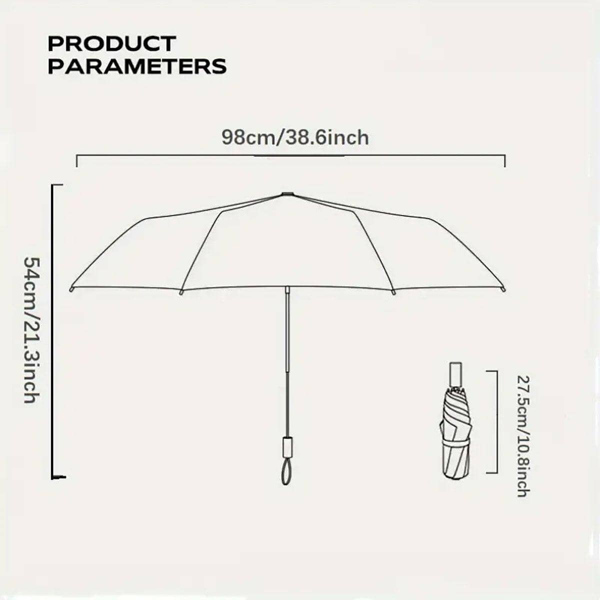 Automatic 3 Fold Floral Umbrella with UV Protection - Yellow Sunflower Print - view 4
