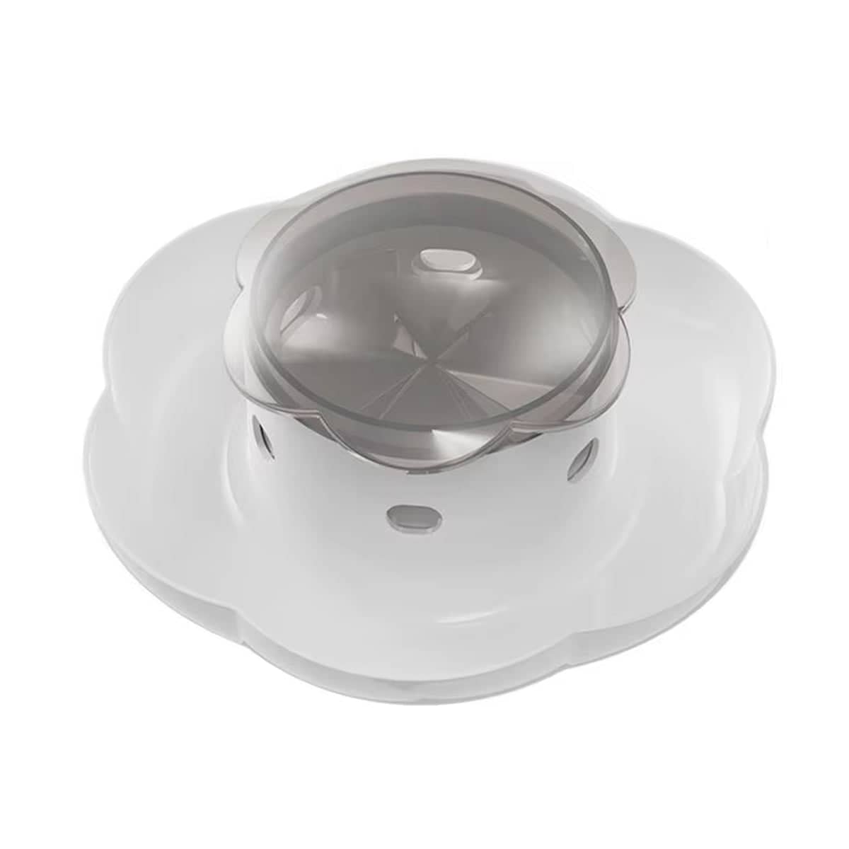 Automatic Pet Food Dispenser Feeding Bowl for Dogs and Cats - Grey