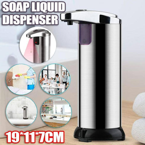 Automatic Soap Dispenser, Stainless Steel, 280 ml