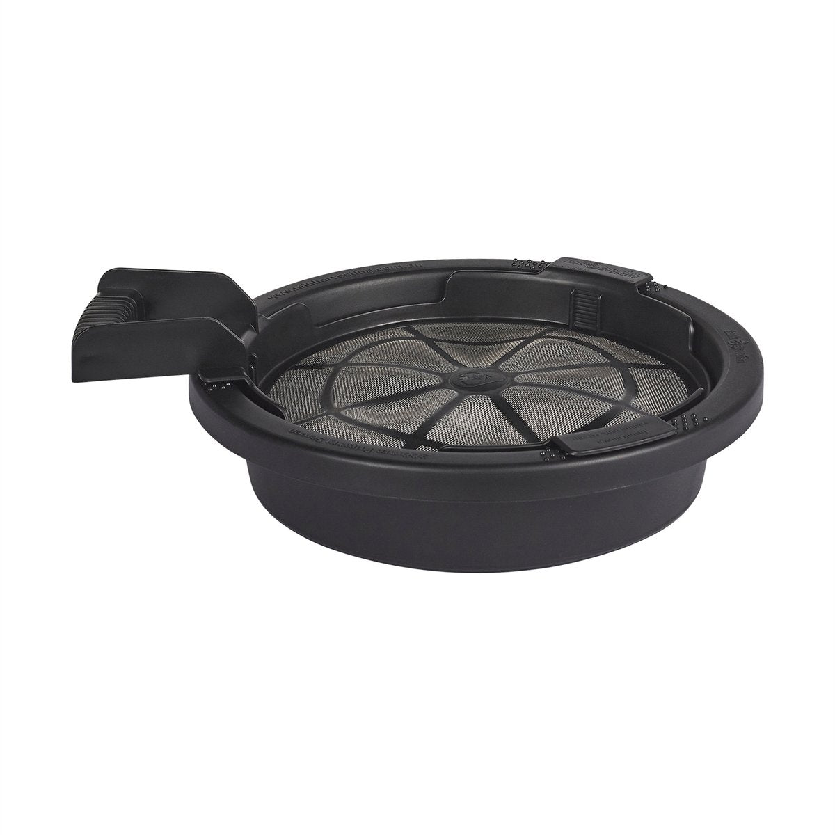 Rain Harvesting Maintenance Tray 300mm - Black Stainless Steel Screen Tank Guardian