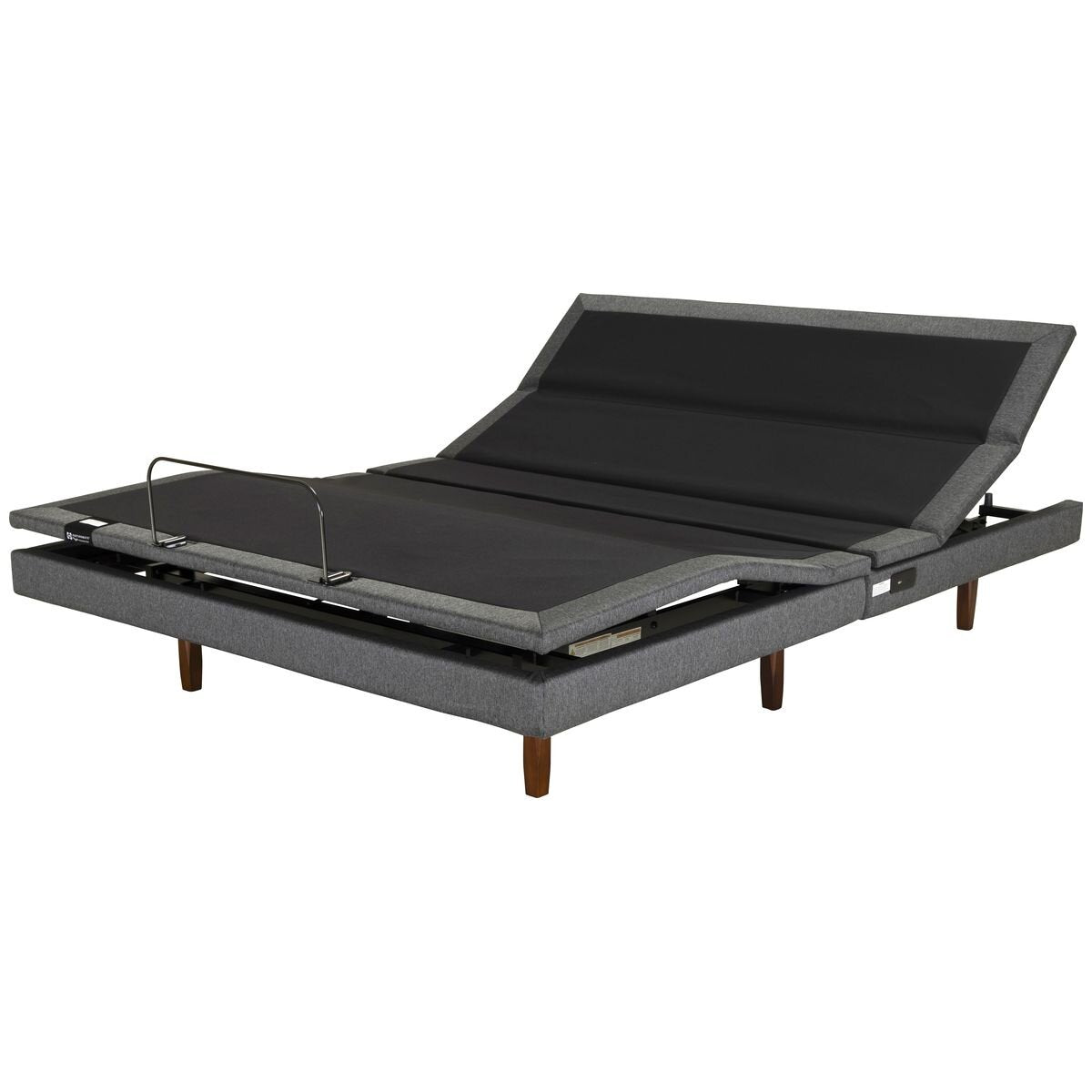 Sealy Apex adjustable bed base King Single - Zero G, Anti Snore, dual massage, charcoal - APX-ADJ-KSG