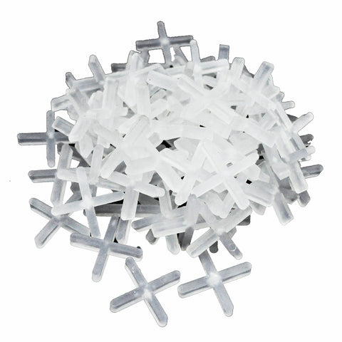 QEP 5mm Cross Tile Spacers 600 Pack, Polypropylene for Even Floor & Wall Joints