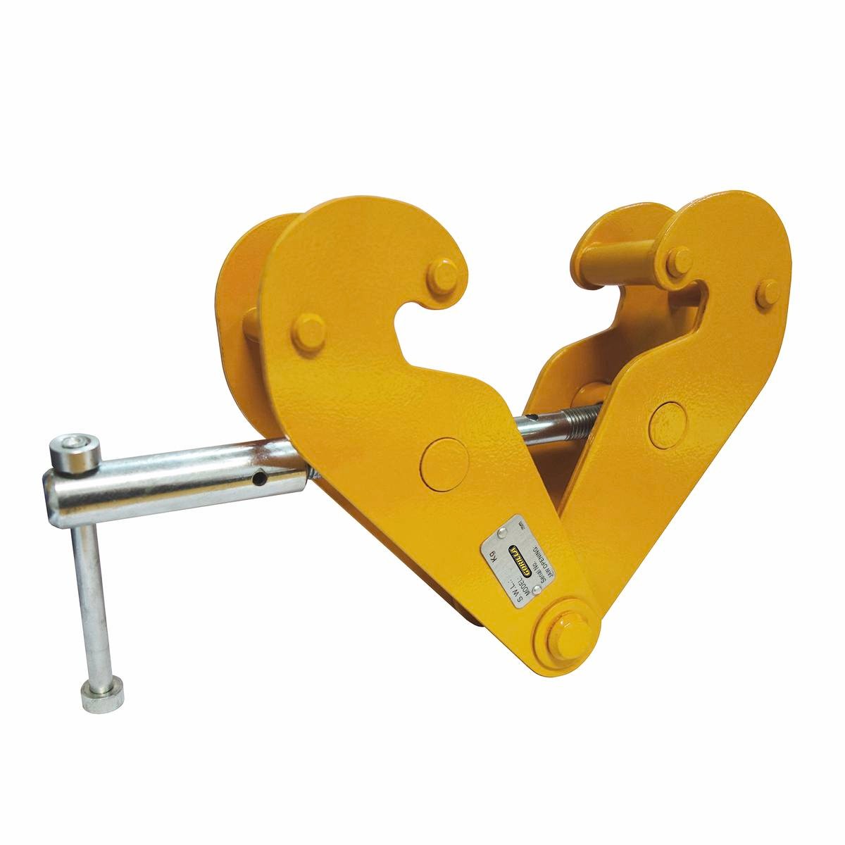 Gorilla 2T Girder Clamp, Yellow Steel