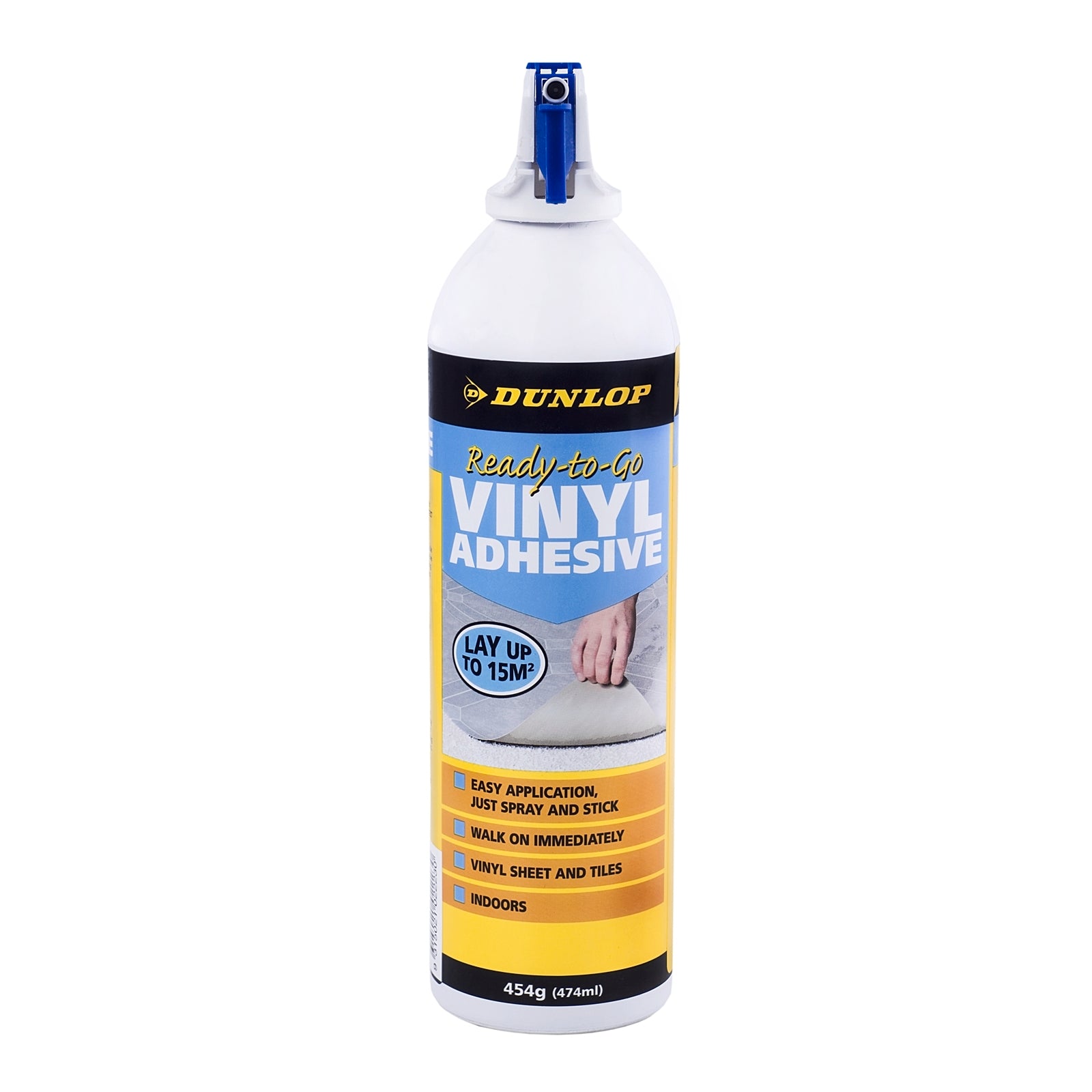 Dunlop 454g Ready-To-Go Vinyl Flooring Spray Adhesive Indoor