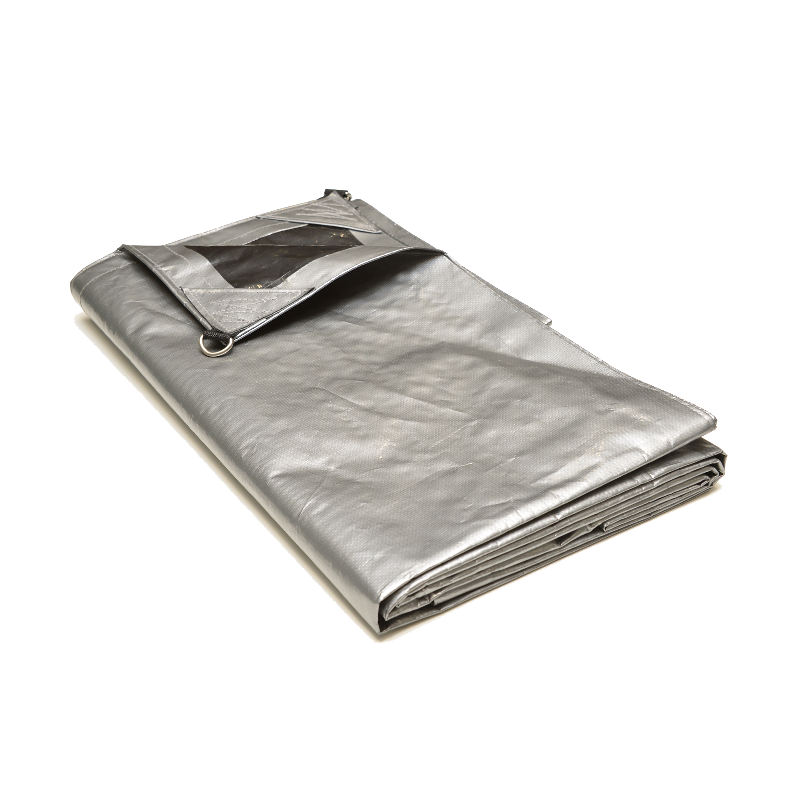 Polytuf 4.9 x 7.3m Extra Heavy Duty D-Ring Tarpaulin - UV Resistant