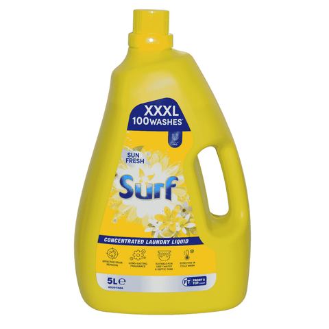 Surf Professional 4.9L Sun Fresh Laundry Liquid, Front & Top Loader
