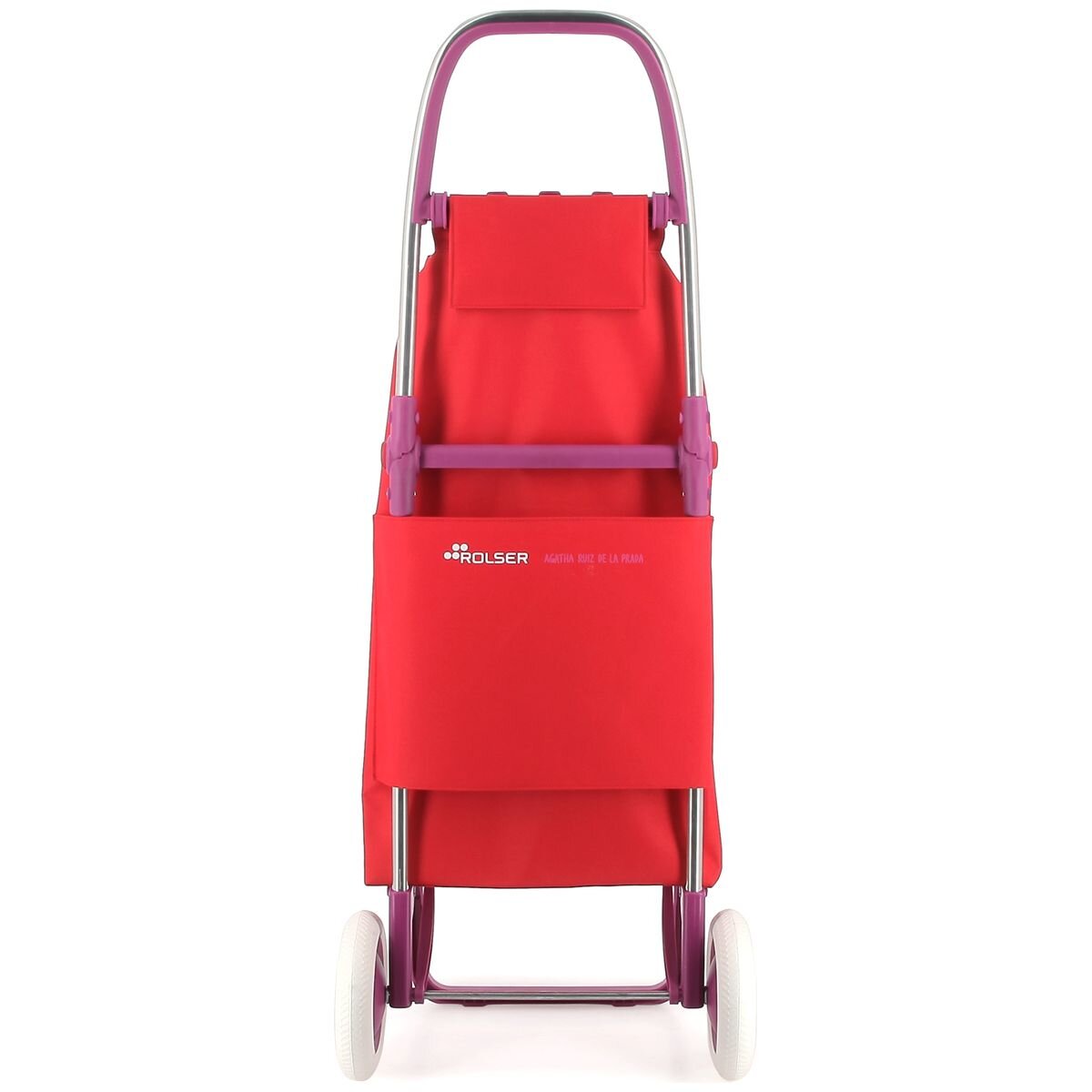 Rolser Serrella LN Agatha Ruiz de la Prada 2/4 wheel foldable trolley - 43L - Heart Red - R-SER007-3126