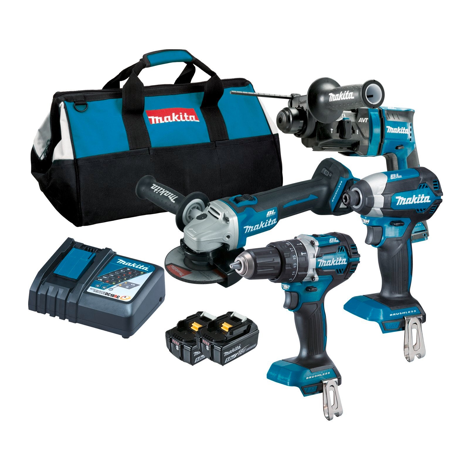 Makita 18V LXT Brushless 4 Piece Combo Kit DLX4134T