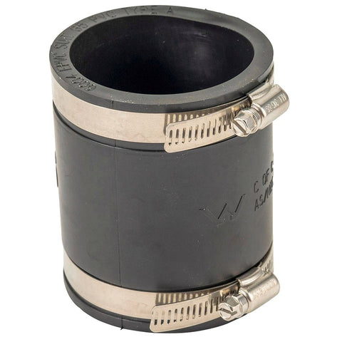 Deks Industries Rubber Joiner - 65mm - EPDM - 2 Clamps - SuperSaverAU - view 1