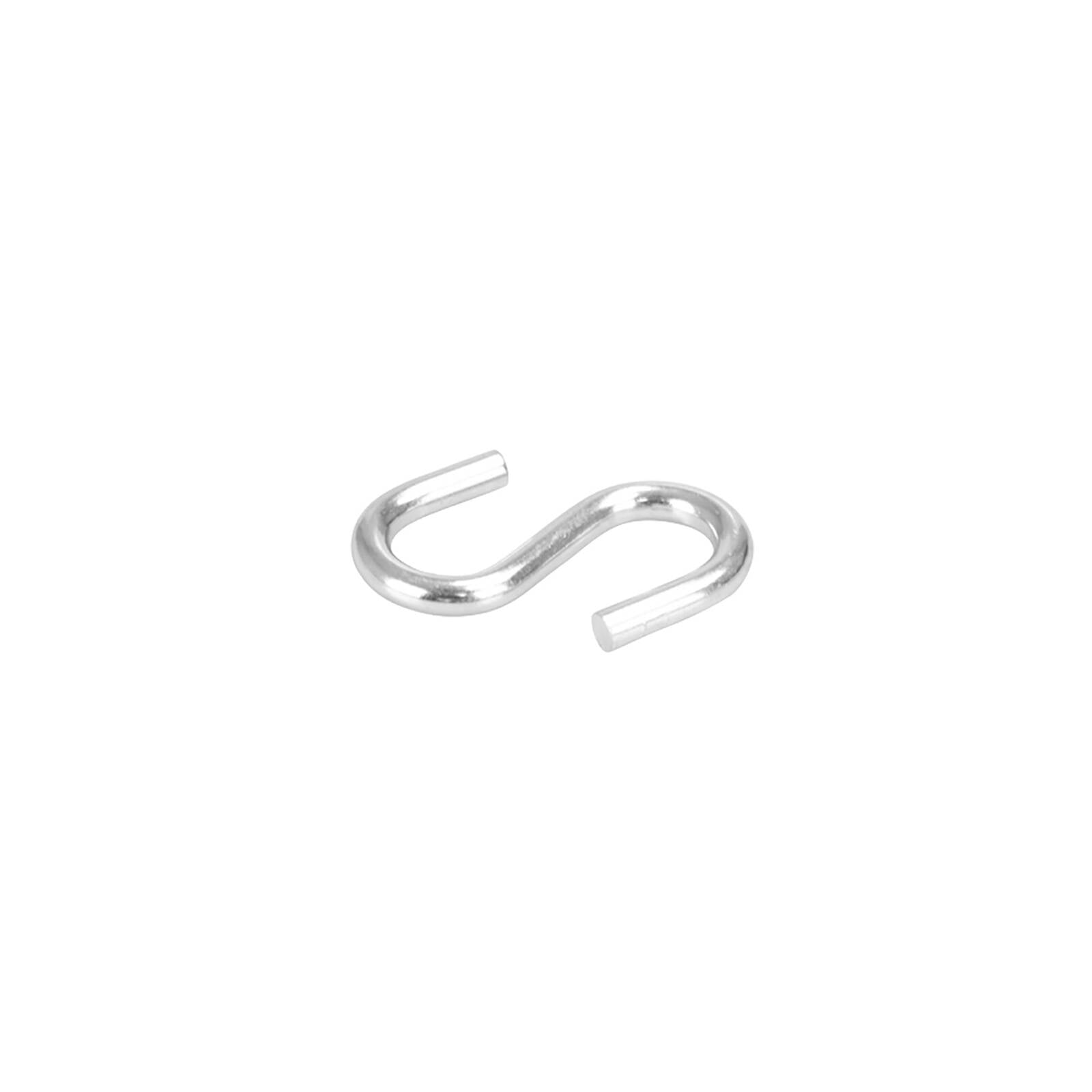 Pinnacle 77 x 8mm Zinc Plated Steel S Hooks - 2 Pack