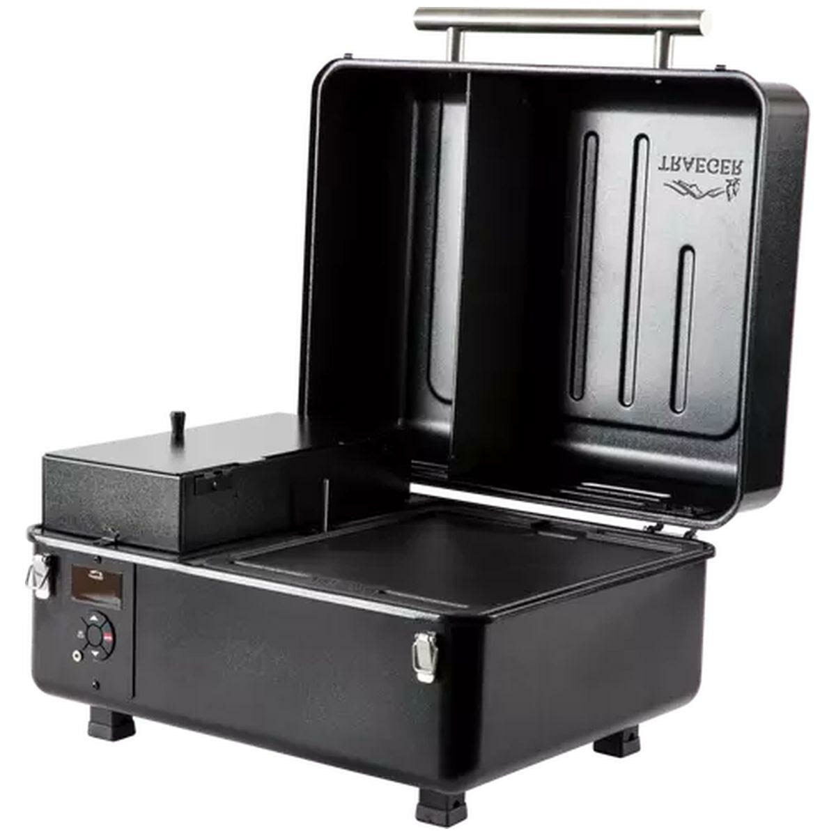 Traeger Portable Wood Pellet Grill - Digital Arc Controller, Cast Iron Griddle, Keep Warm Mode - TFT18KLDA
