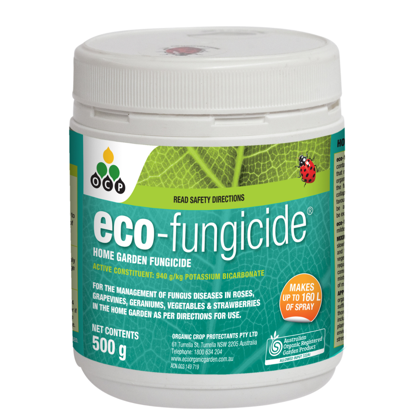 OCP 500g Eco-Fungicide Concentrate, Organic Powder for Mildew, Rust & Black Spot