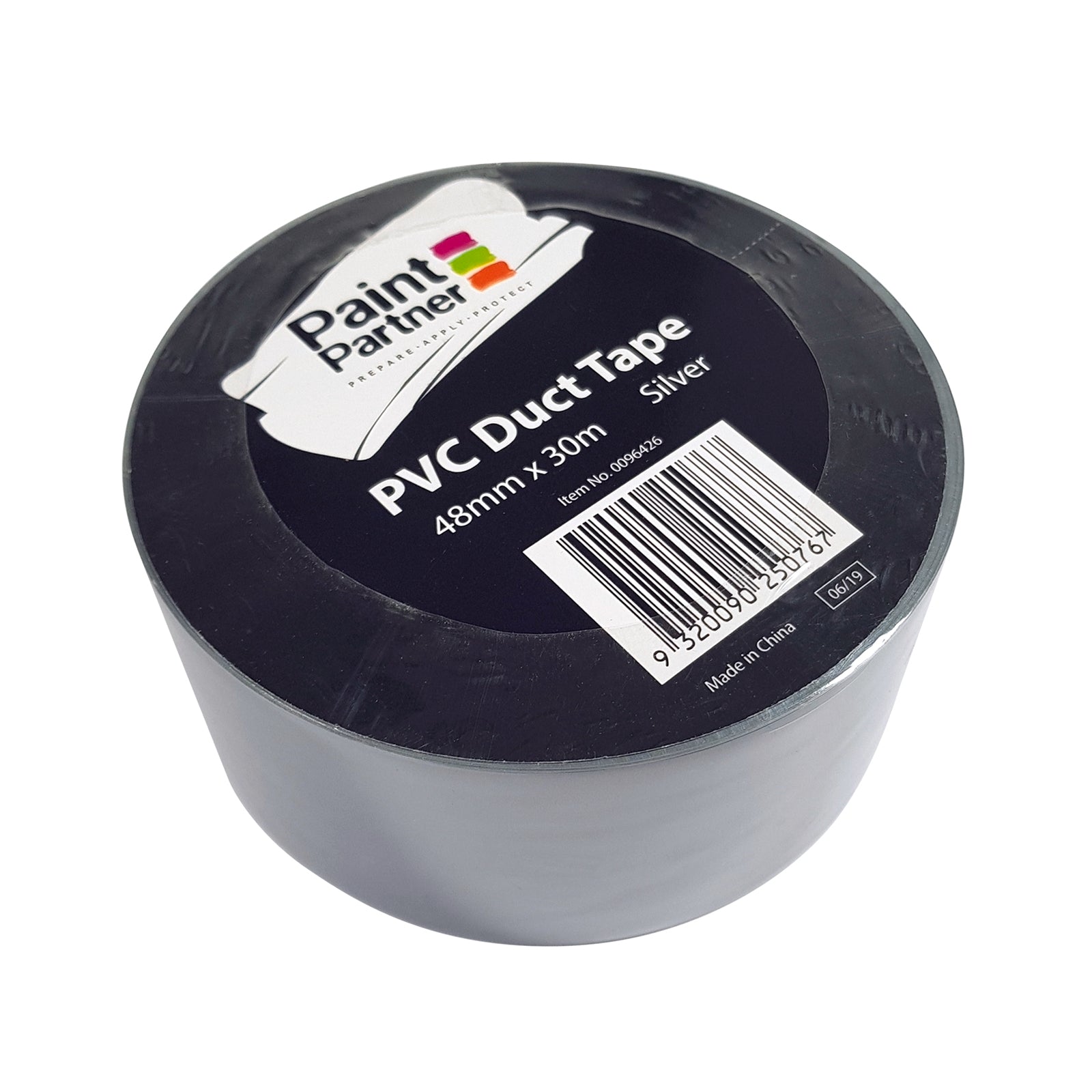 Paint Partner 48mm x 30m Silver PVC Duct Tape Moisture Resistant Indoor Outdoor