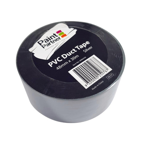 Paint Partner Duct Tape - 48mm x 30m - Silver - Moisture Resistant - SuperSaverAU - view 1