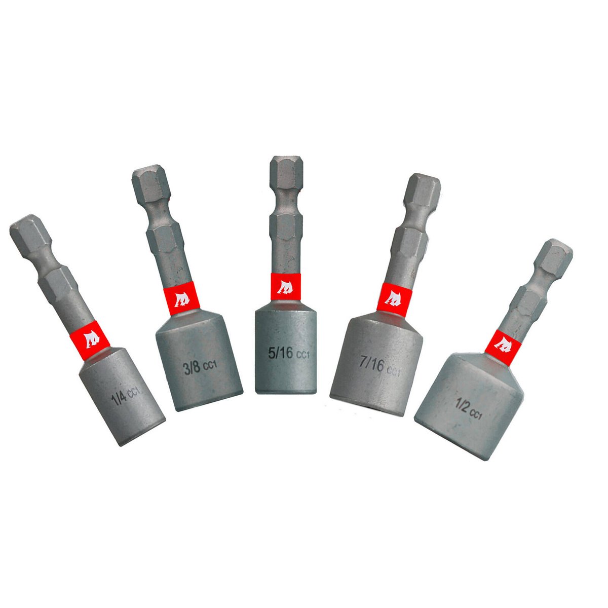 Diablo 5 Piece Nutsetter Set - 1/4" to 1/2" - Durable & Impact Resistant - SuperSaverAU - view 2