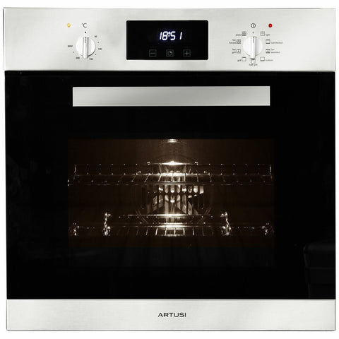 Artusi 60cm Maximus Series Electric Built-In Oven - 65L, Programmable Timer, Stainless Steel - AO651X