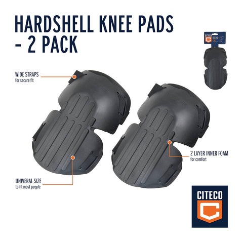 Citeco Hardshell Knee Pads - 2 Pack
