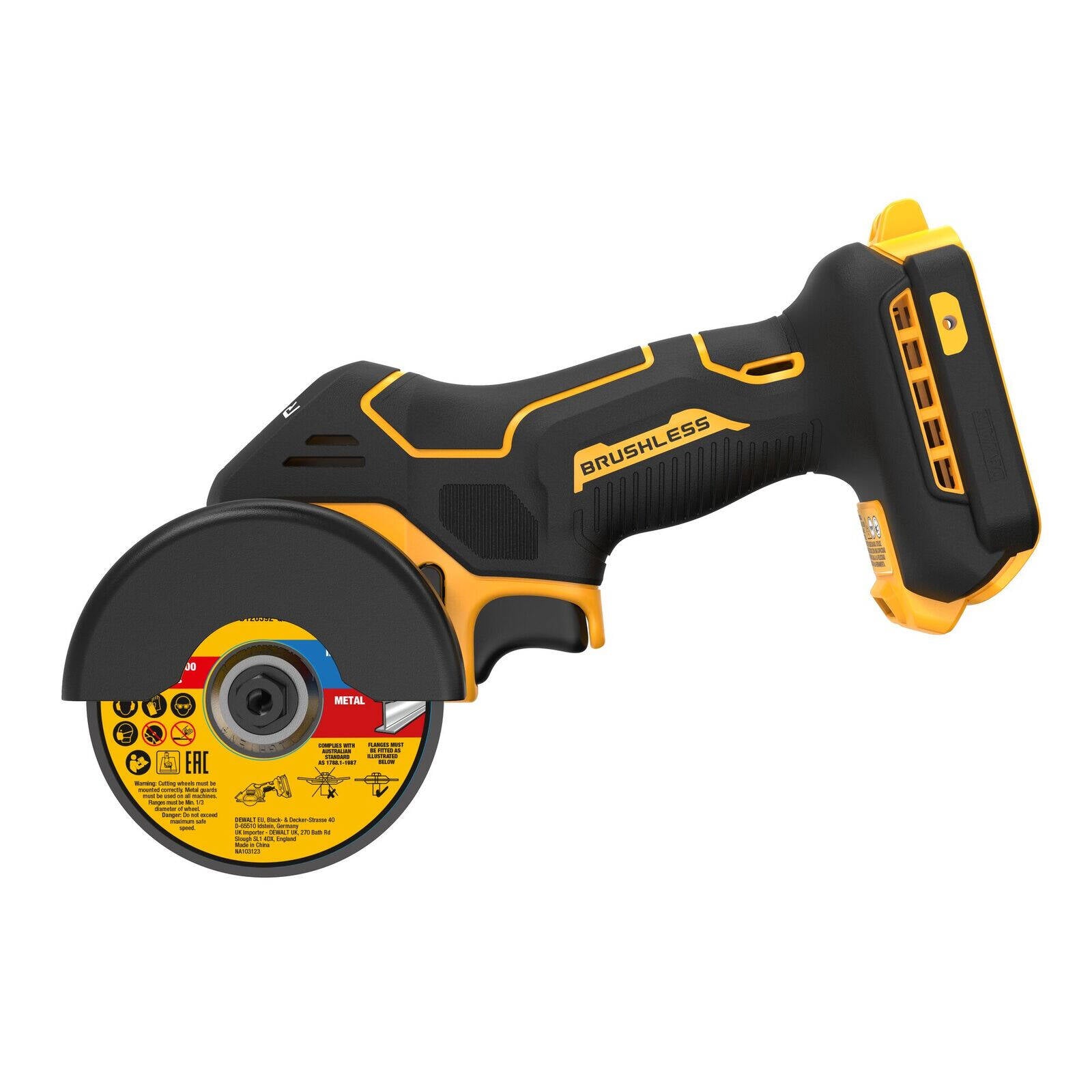 DeWALT 18V 75mm XR Brushless Cutoff Tool DCS438N-XJ Skin Only