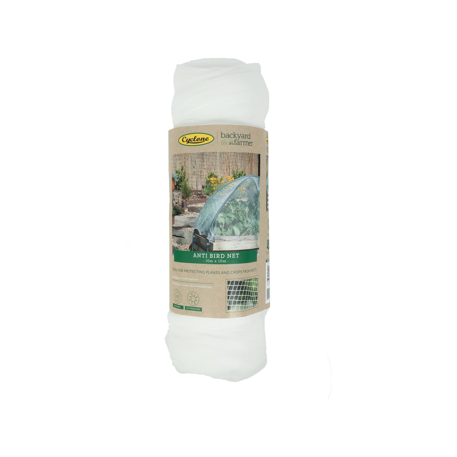 Backyard Farmer Anti Bird Net 10 x 10m, 5mm Mesh