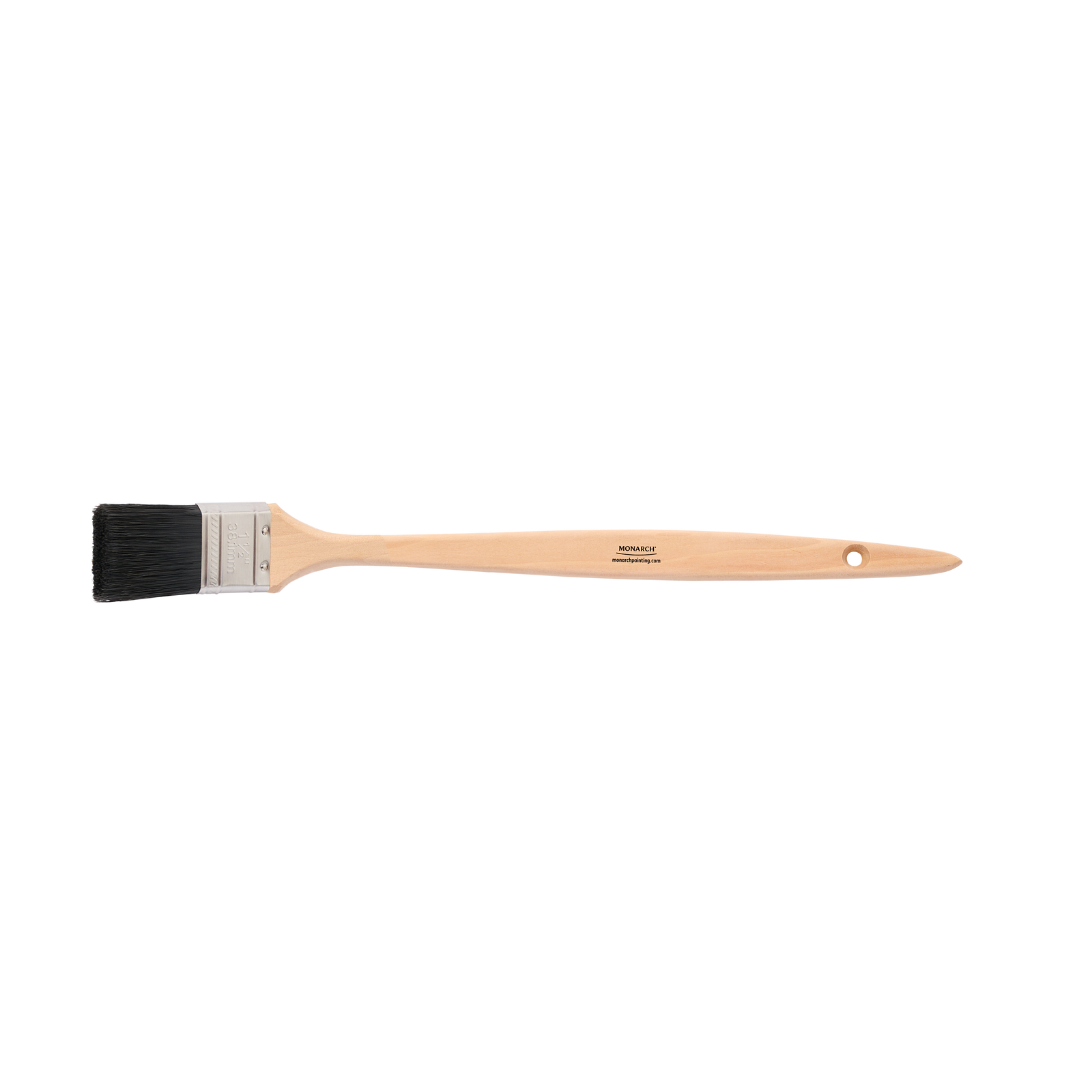 Monarch 38mm ABC Synthetic Radiator Paint Brush, Stainless Ferrule & Timber Handle
