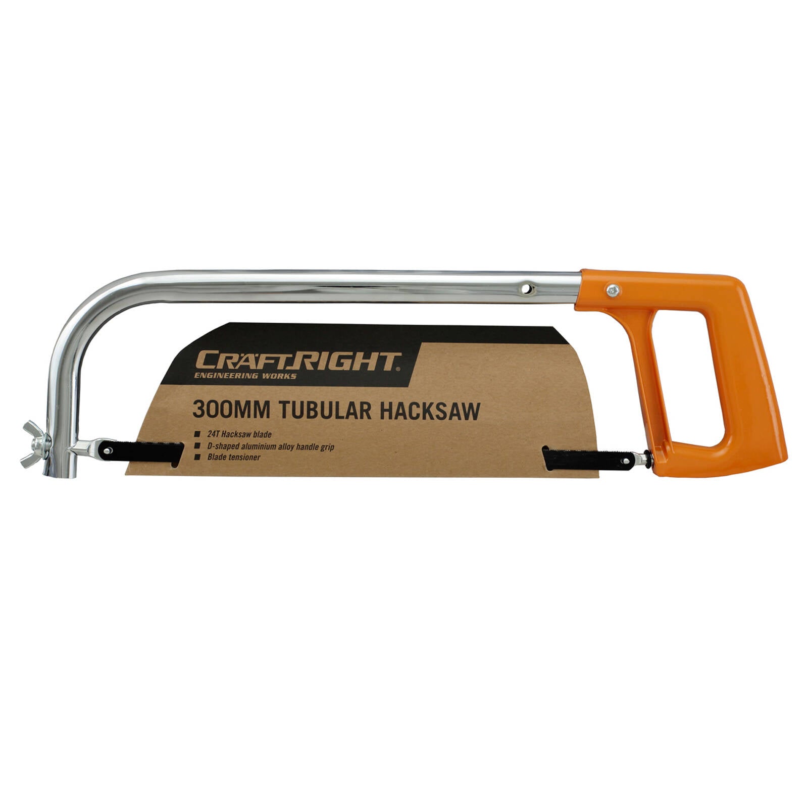 Craftright 300mm Tubular Hacksaw, Steel and Aluminium Adjustable Frame