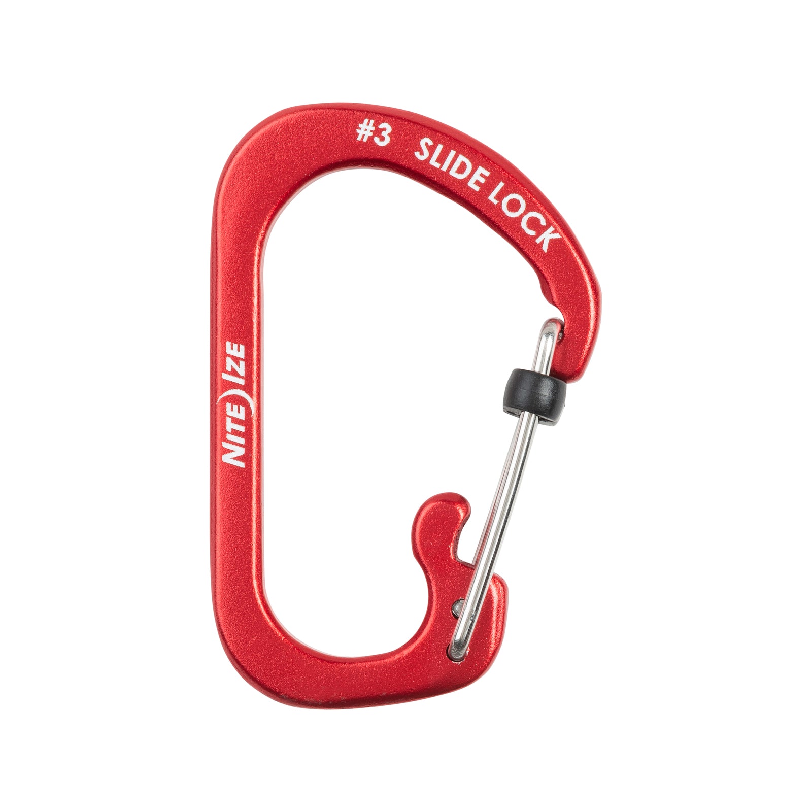 Nite Ize SlideLock Aluminium Carabiner #3 - Red