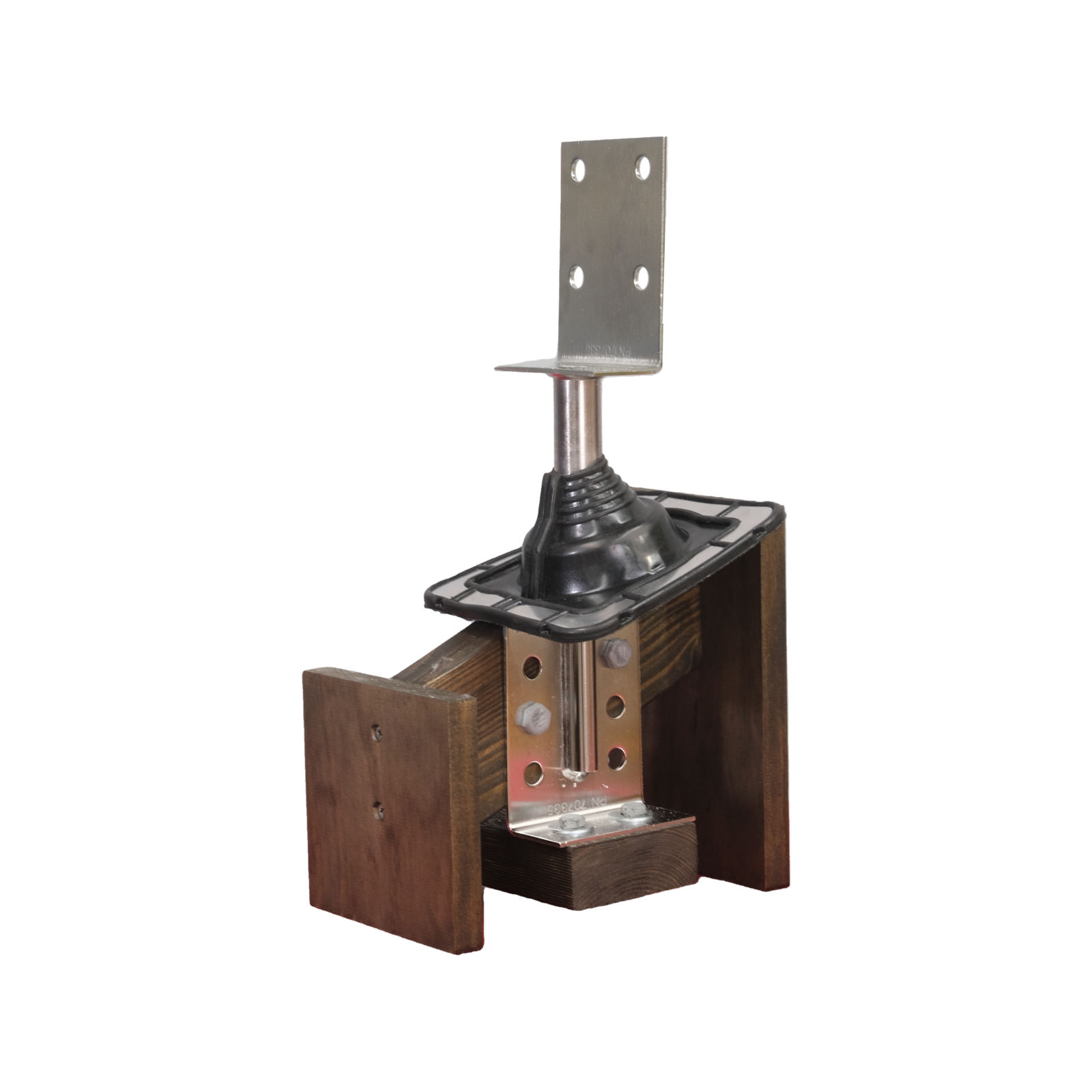 Roof Extenda MkII 040232 Zinc Plated Bracket with Black Weather Seal