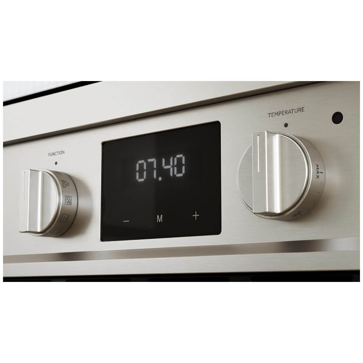 Haier 60cm 500 Series Dual Fuel Freestanding Cooker 88L - Air Fry, Stainless Steel - HOR60S11MSX2