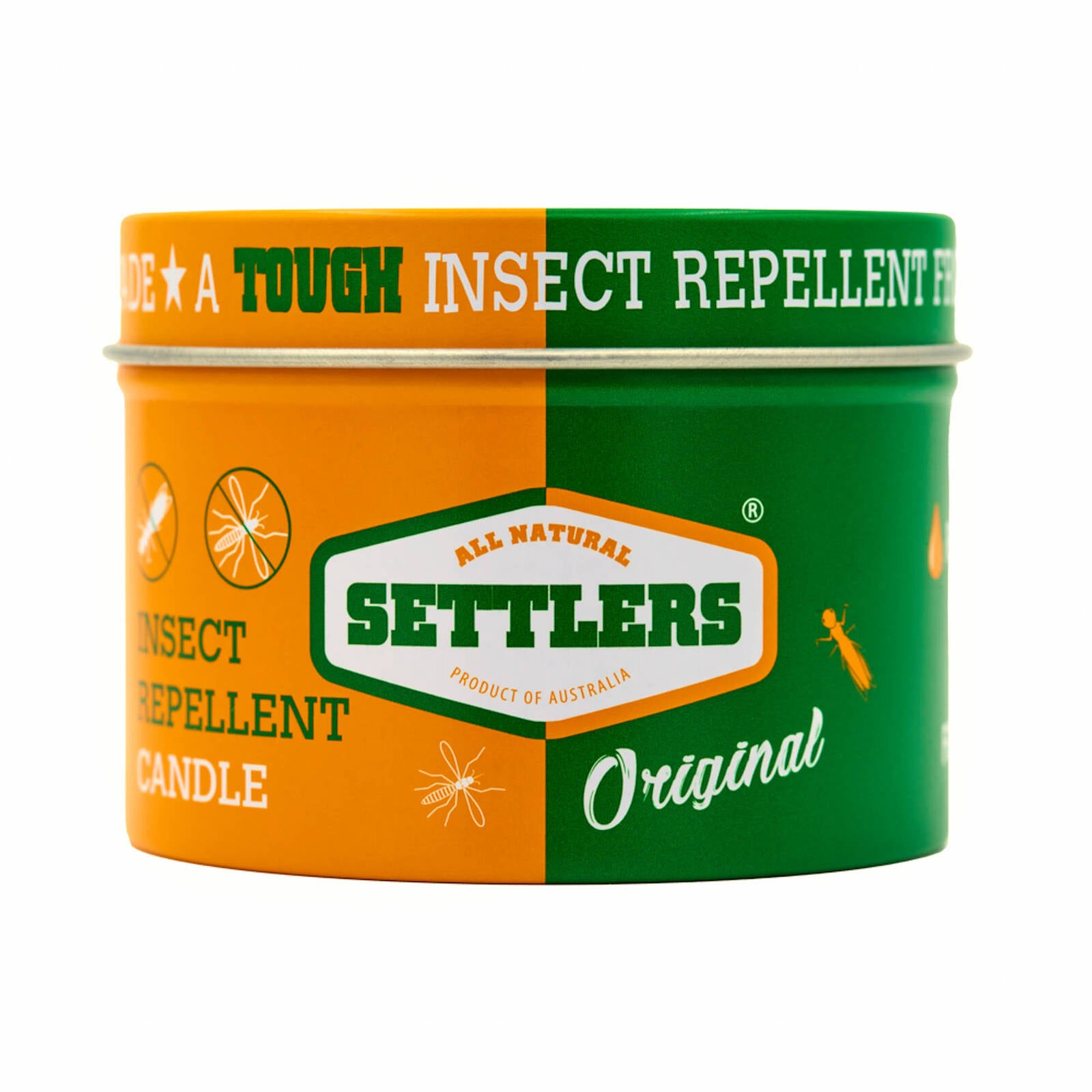 Settlers Soy Candle 105g Essential Oil Insect Repellent Indoor Outdoor